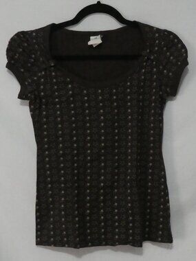 Y2K 725 ORIGINALS Made In Canada All-Over Star Print Short Sleeve Tee - medium
